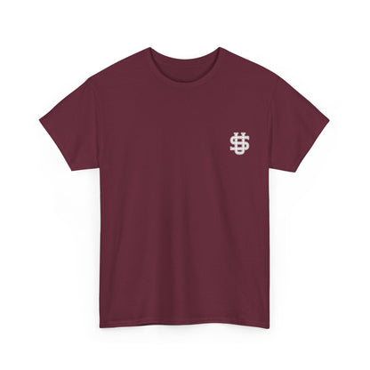 T-shirt con scritta "Urbanstride abbreviata U.S "
