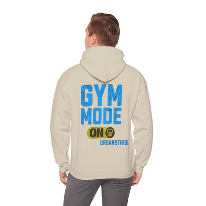 Felpa con scritta "Gym mode on"