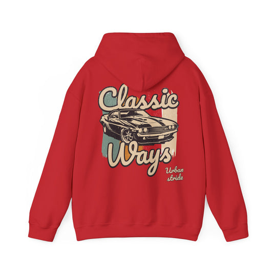 Felpa con scritta "Classic ways"
