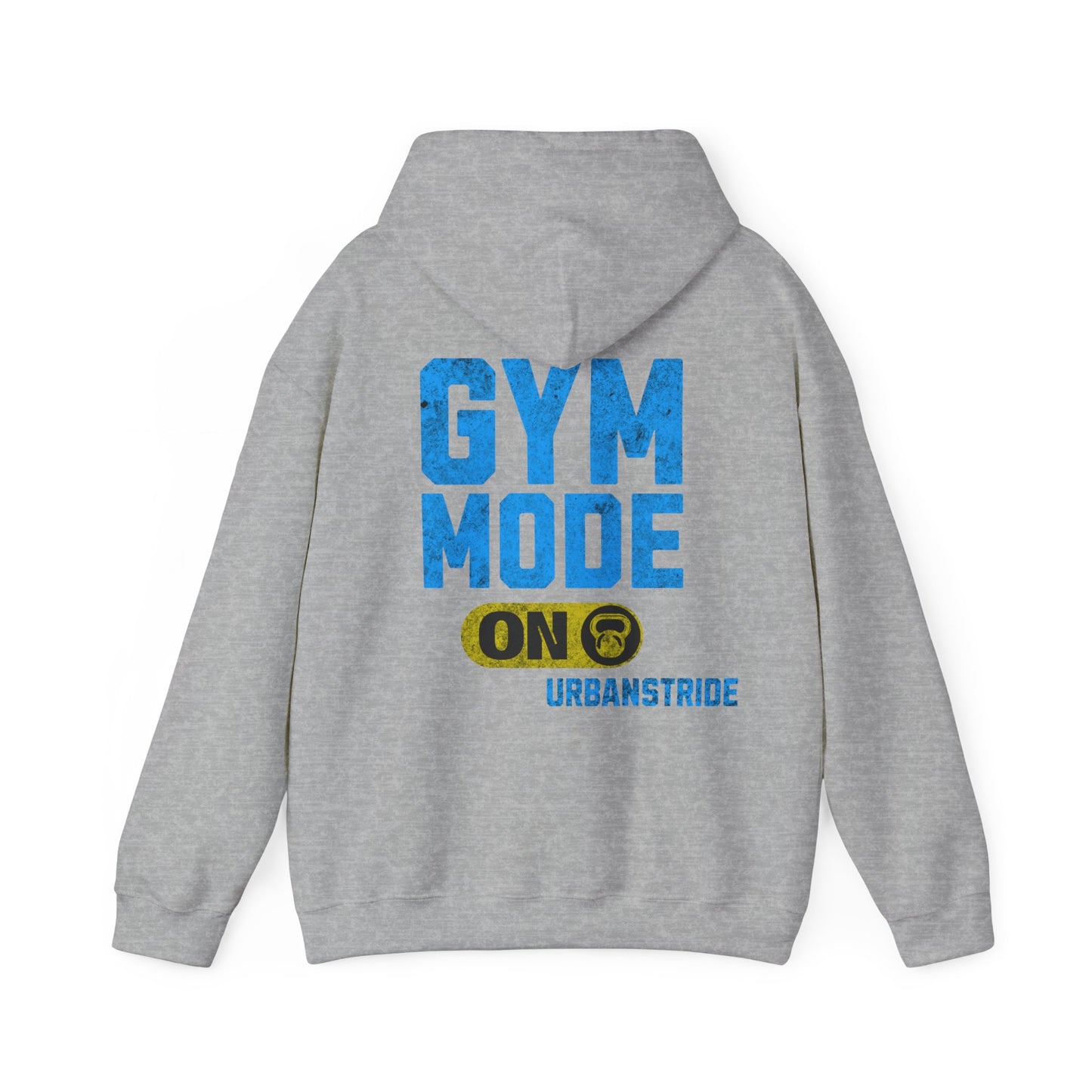 Felpa con scritta "Gym mode on"