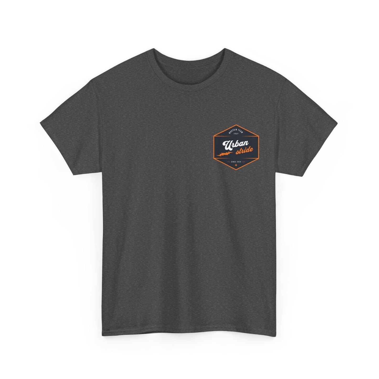 T-shirt Urban Stride® – Logo esagonale vintage in stile aviatore