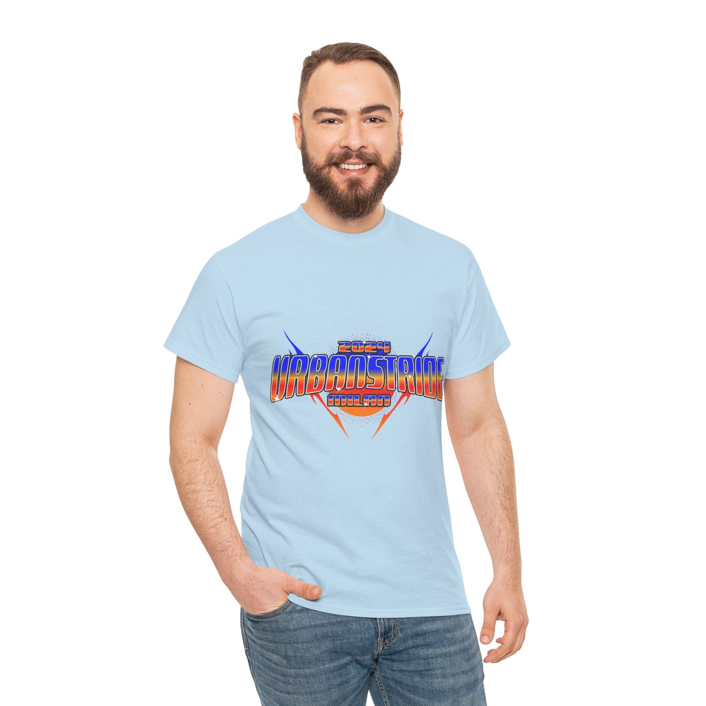 T-shirt con scritta "Urbanstride 2024 Italy"