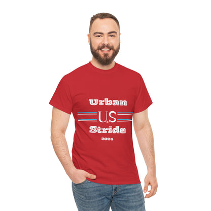 T-shirt con scritta "urbanstride " abbreviata U.S