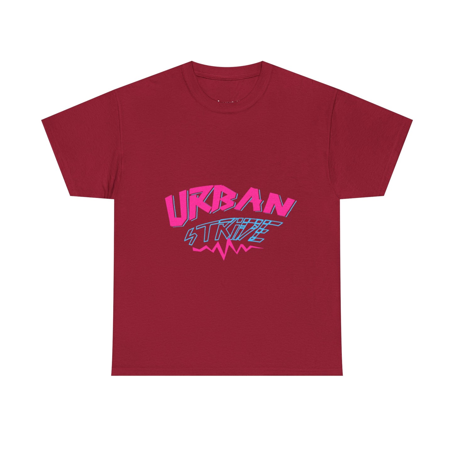 T-shirt con scritta "UrbanStride Neon Pulse"