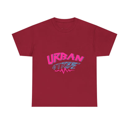 T-shirt con scritta "UrbanStride Neon Pulse"