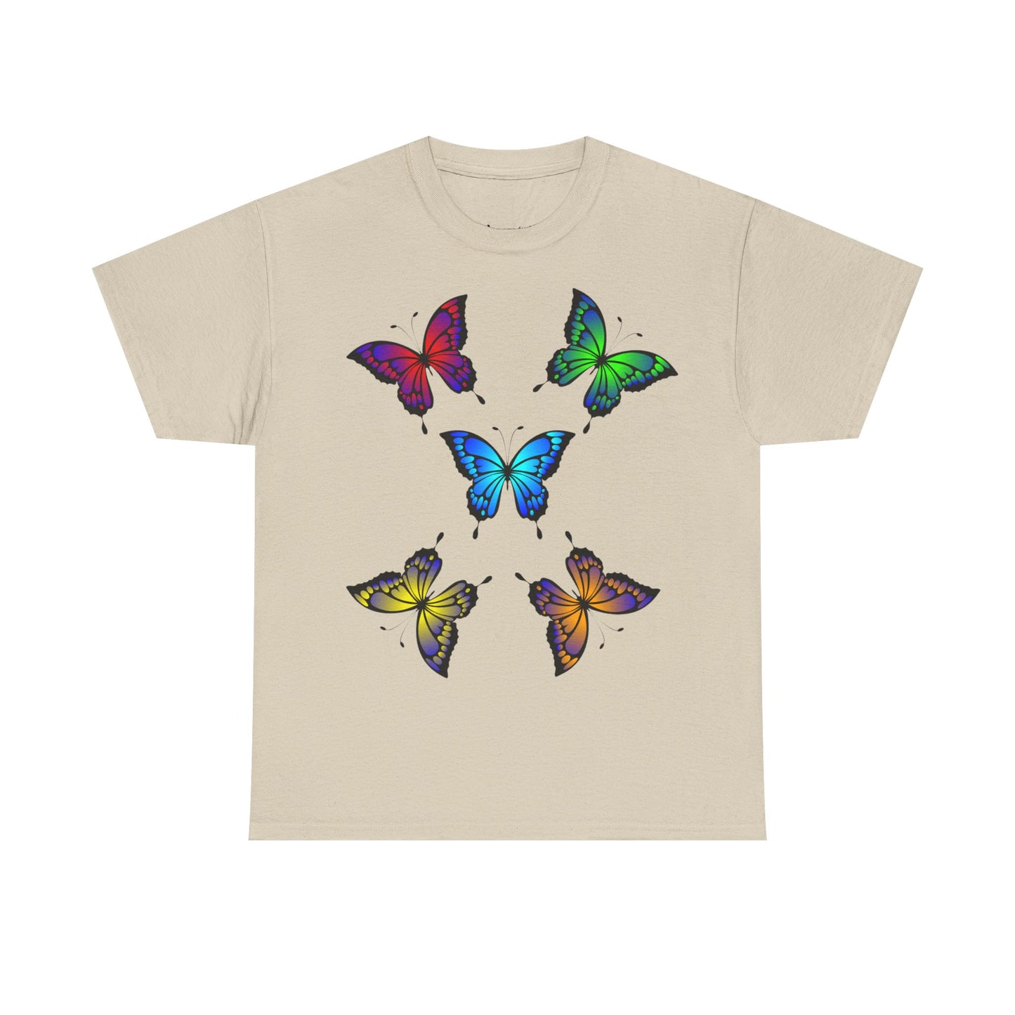 T-shirt con scritta "UrbanStride Butterfly Vibes