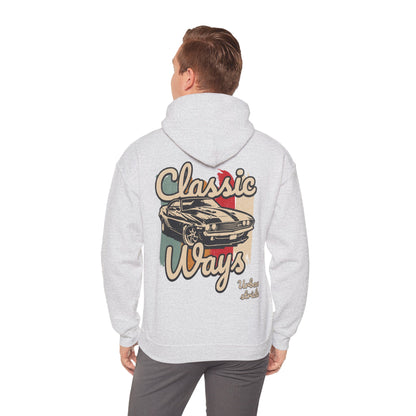 Felpa con scritta "Classic ways"