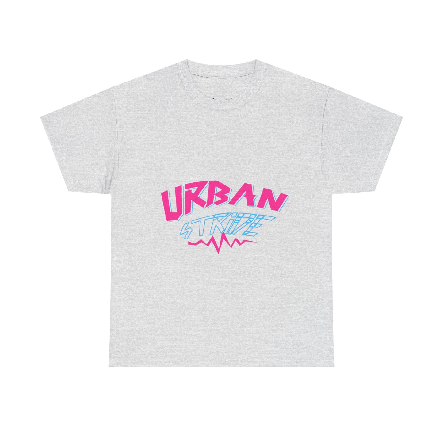 T-shirt con scritta "UrbanStride Neon Pulse"