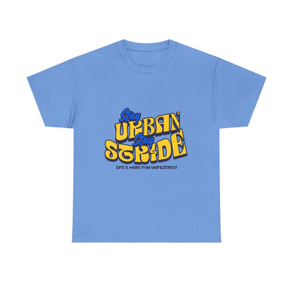 T-shirt con scritta  Stay urban Stay stride