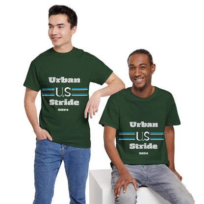 T-shirt con scritta "urbanstride " abbreviata U.S