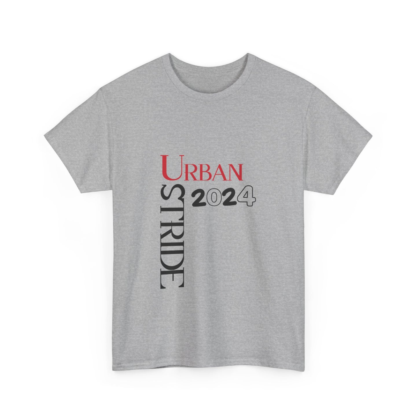 T-shirt con scritta "Urbanstride" red & black