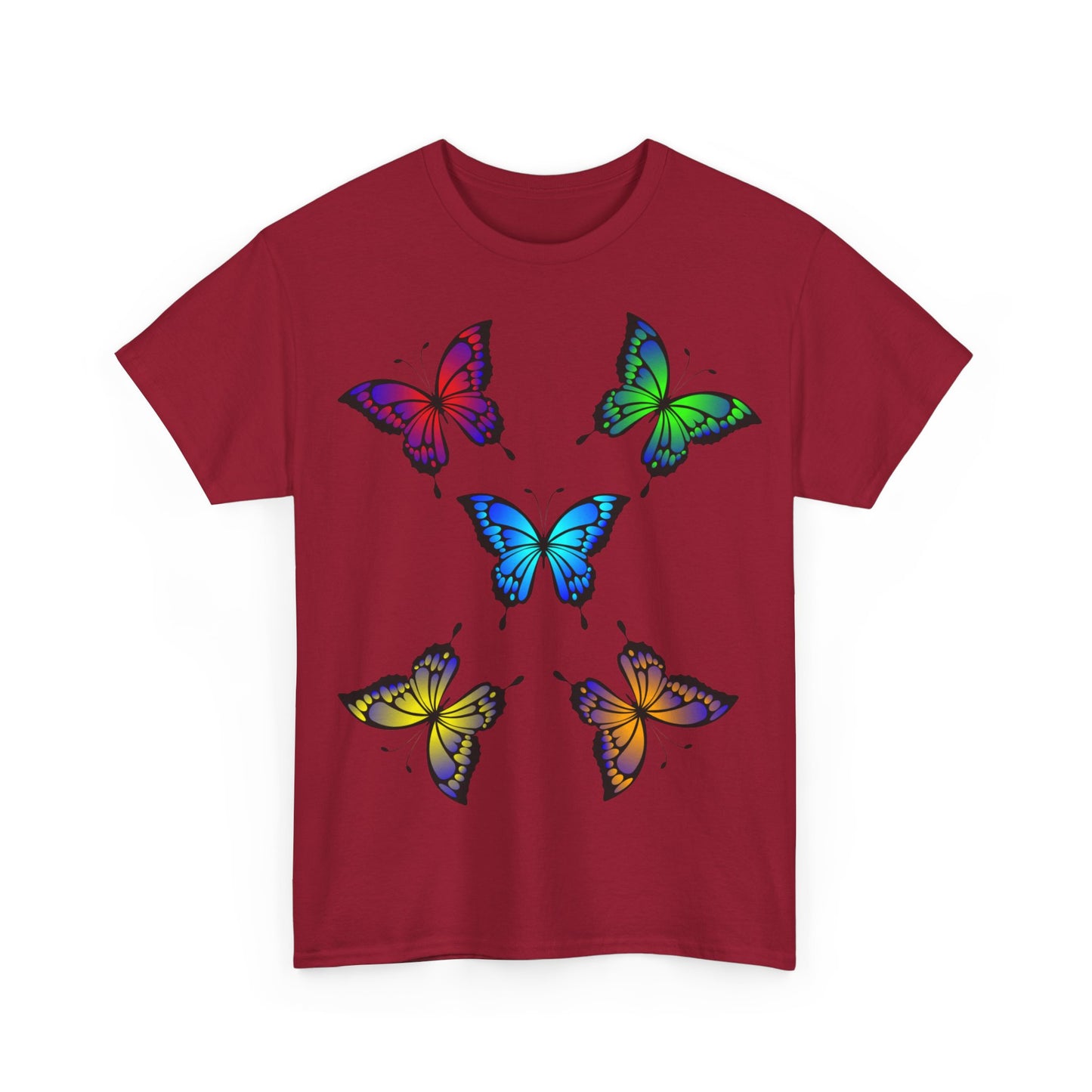 T-shirt con scritta "UrbanStride Butterfly Vibes