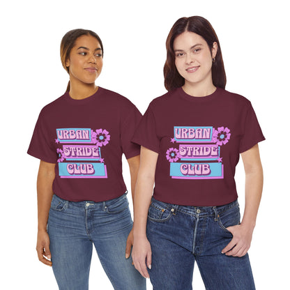 T-shirt con scritta "Urbanstride club"