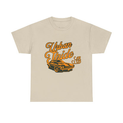 T-shirt con scritta "Urbanstride car club"