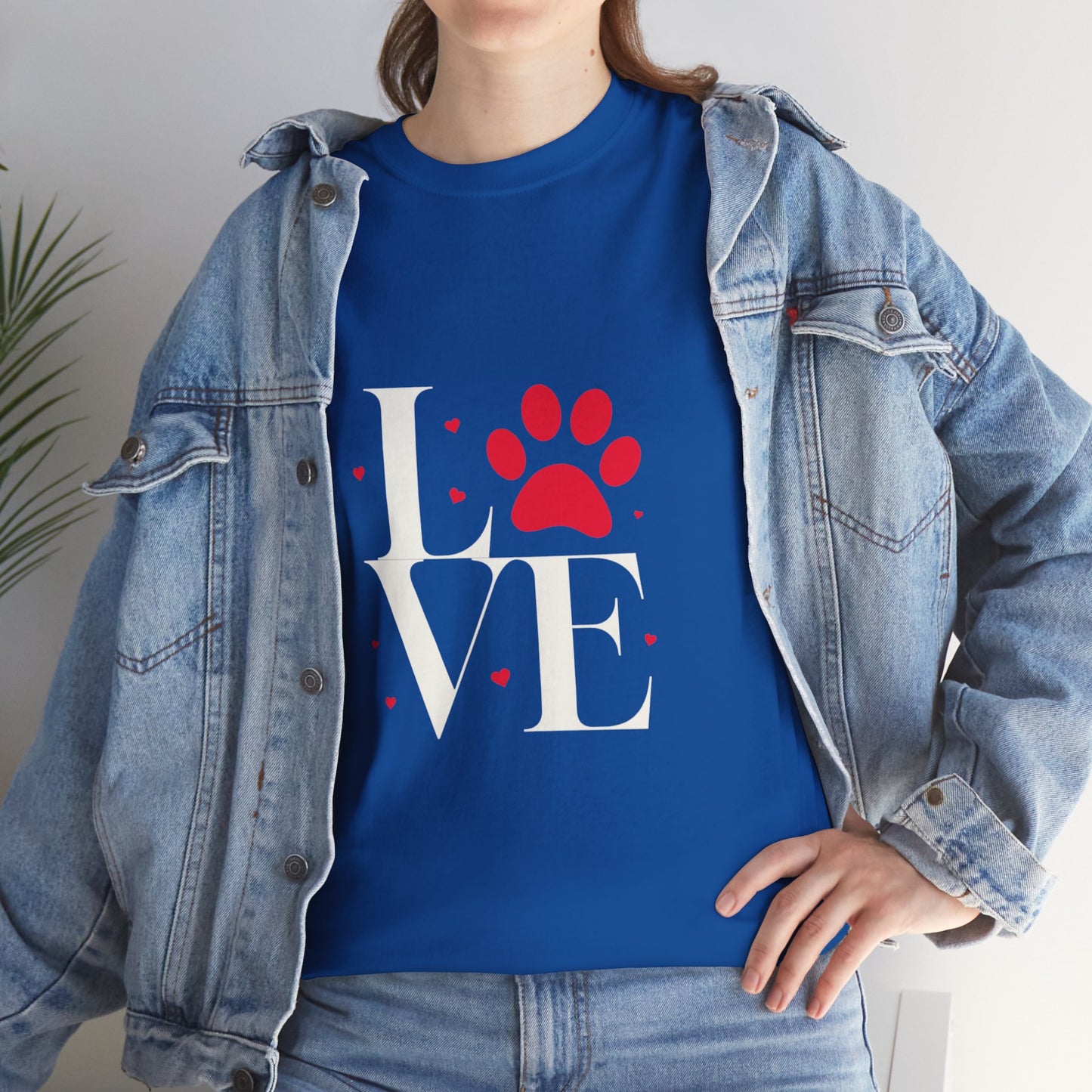 T-shirt con scritta "Love"