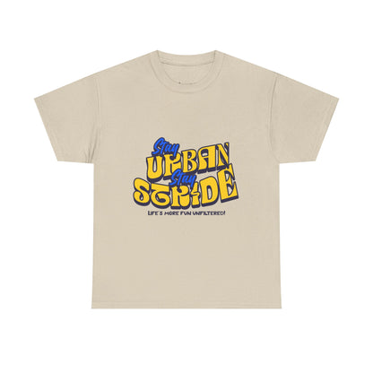T-shirt con scritta  Stay urban Stay stride