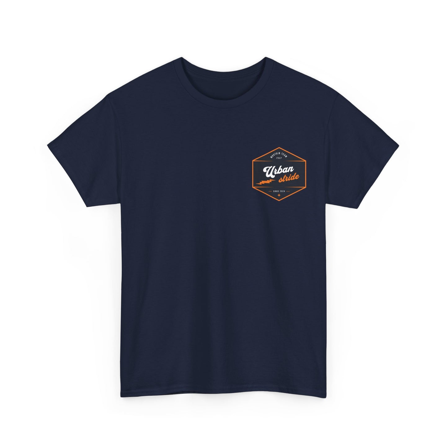 T-shirt Urban Stride® – Logo esagonale vintage in stile aviatore
