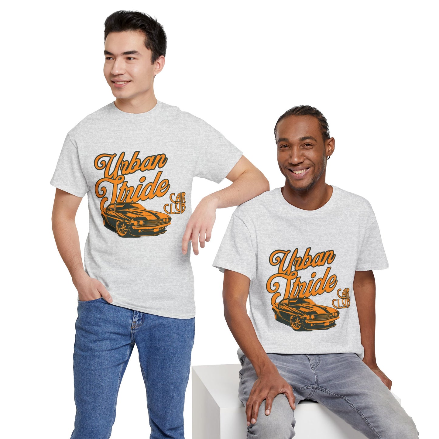 T-shirt con scritta "Urbanstride car club"