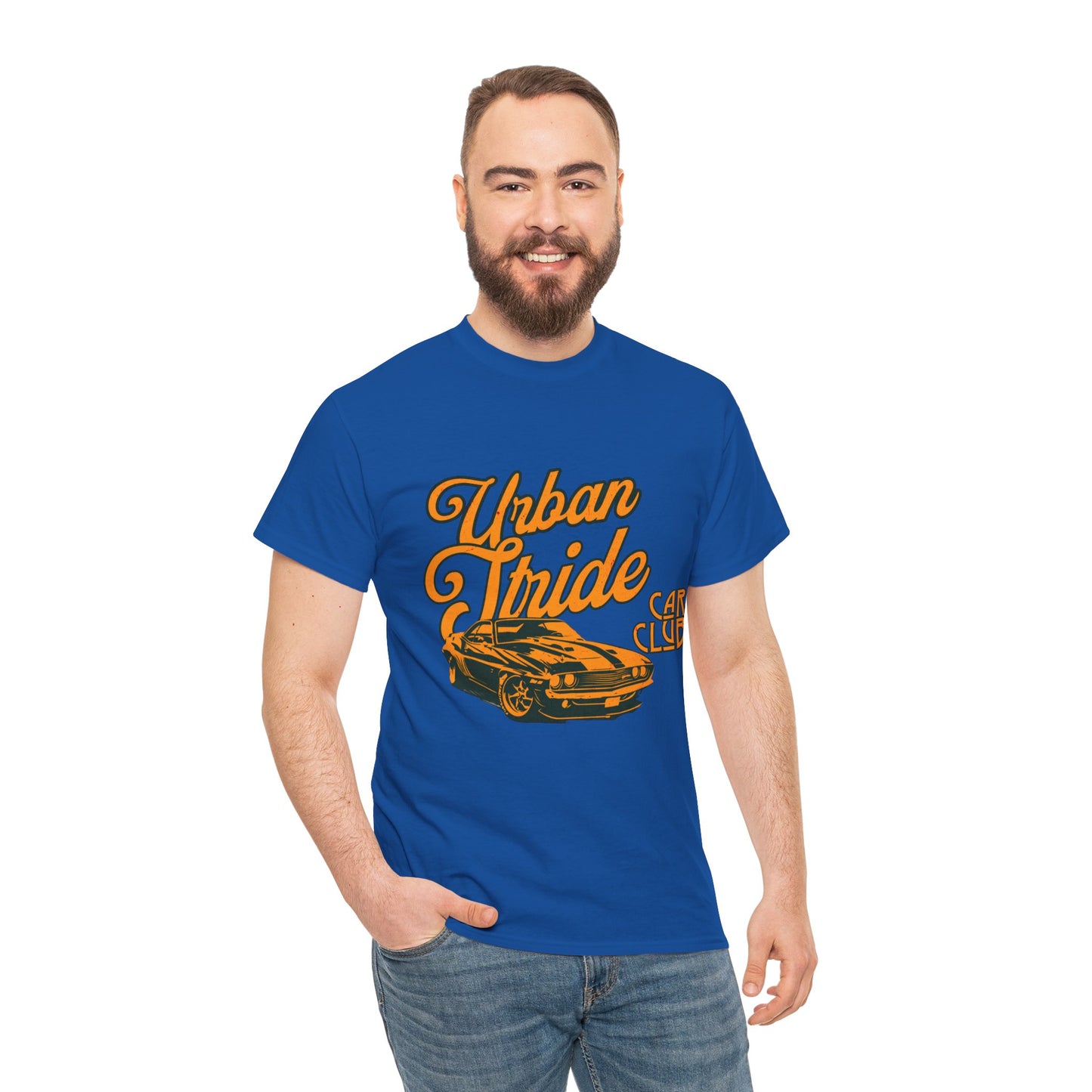 T-shirt con scritta "Urbanstride car club"