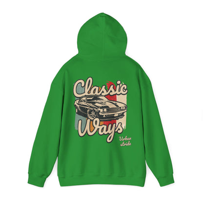 Felpa con scritta "Classic ways"