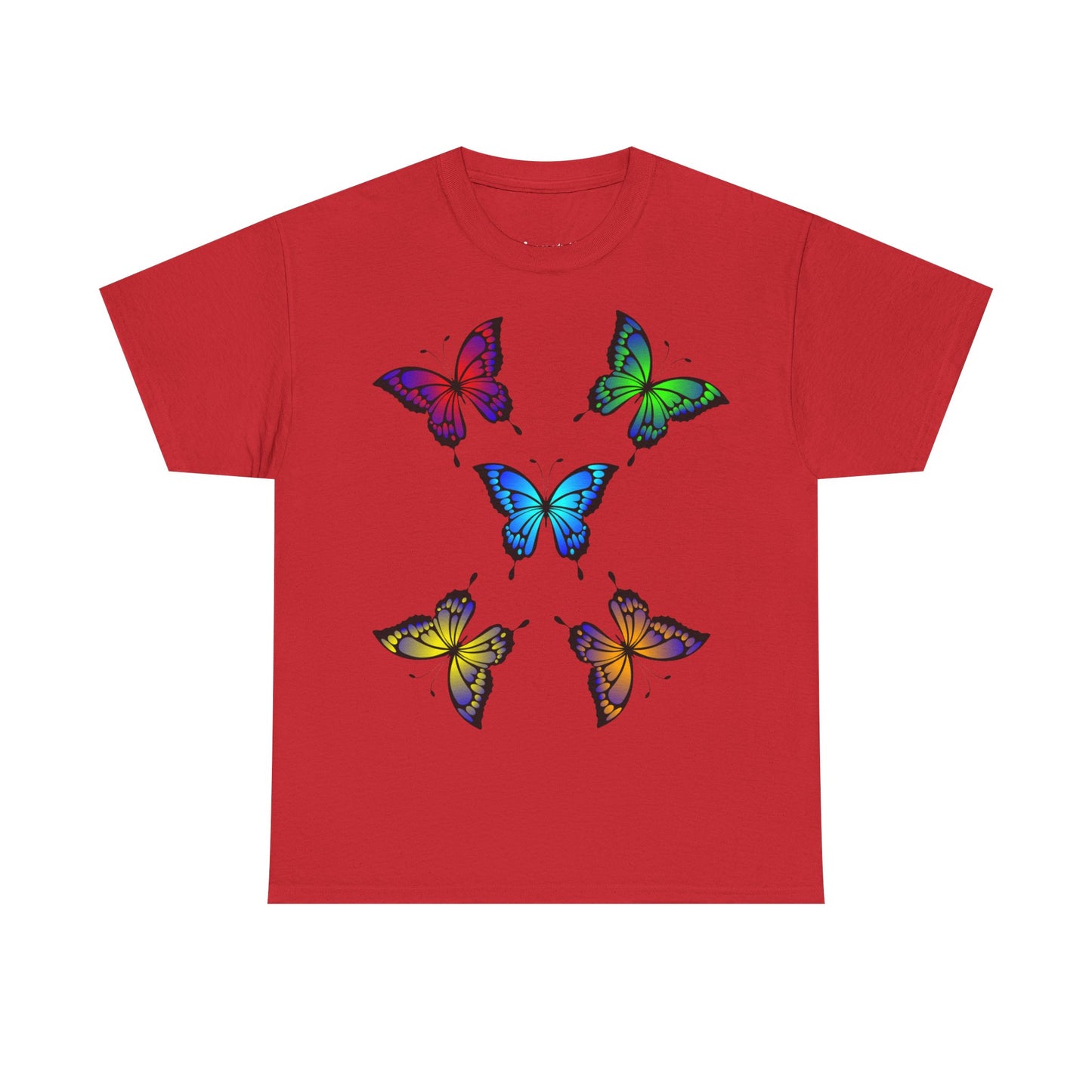 T-shirt con scritta "UrbanStride Butterfly Vibes