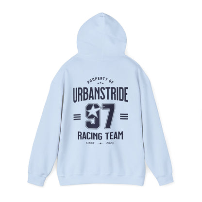 Felpa con scritta "Property of urbanstride 97 racing team since 2024"