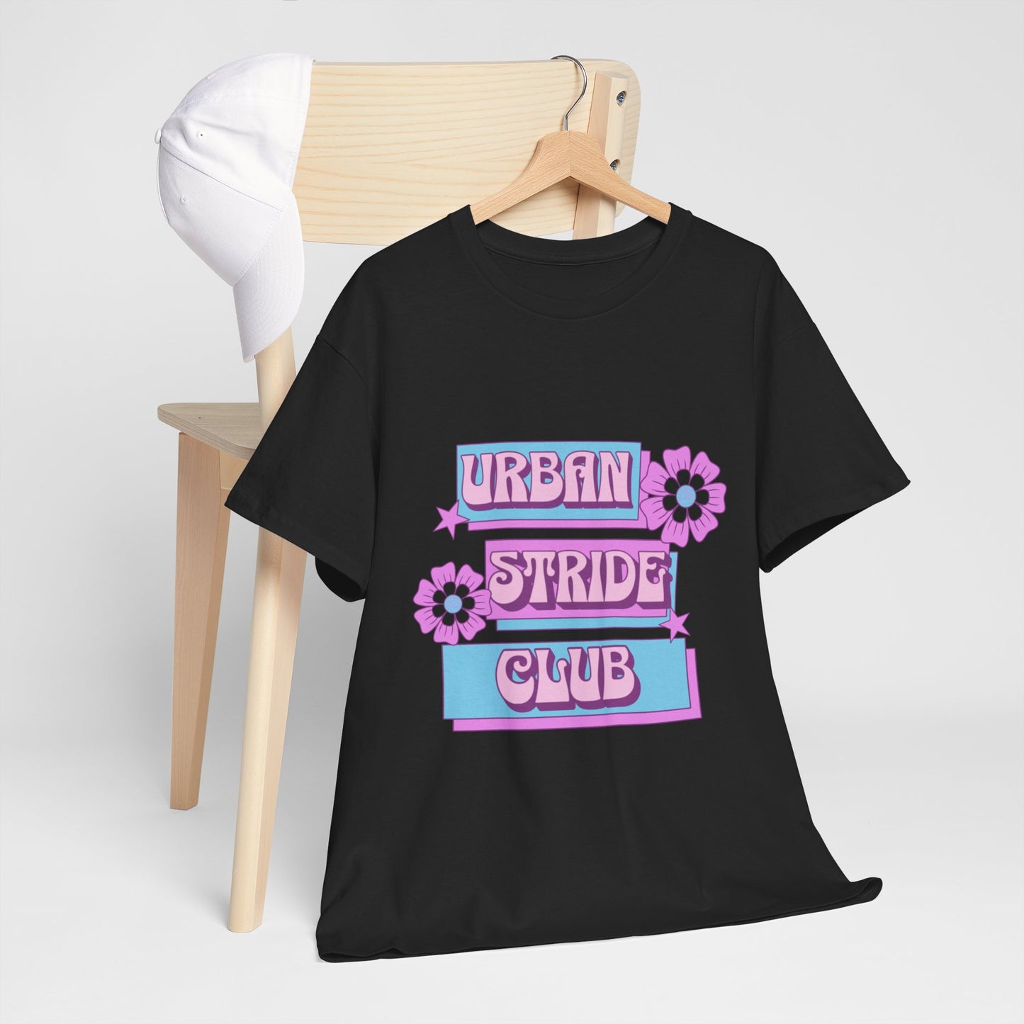 T-shirt con scritta "Urbanstride club"
