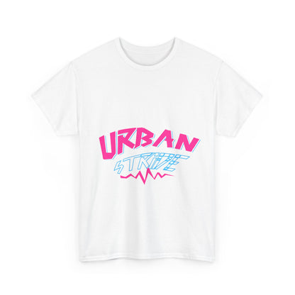 T-shirt con scritta "UrbanStride Neon Pulse"