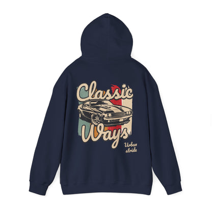 Felpa con scritta "Classic ways"