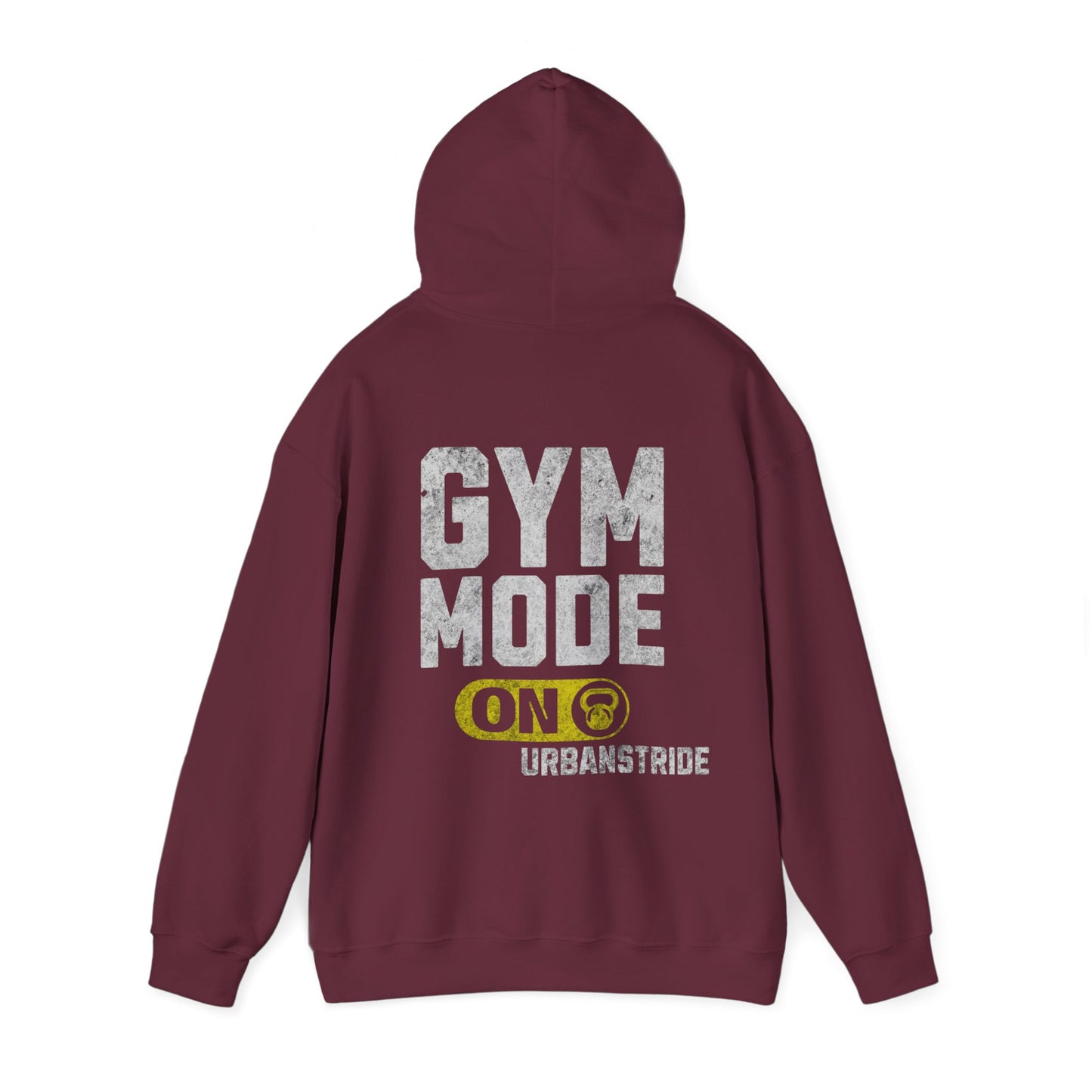 Felpa con scritta "Gym mode on"