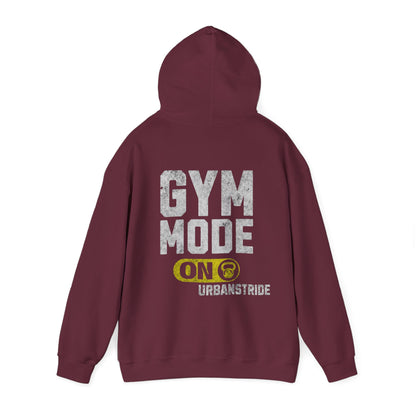 Felpa con scritta "Gym mode on"