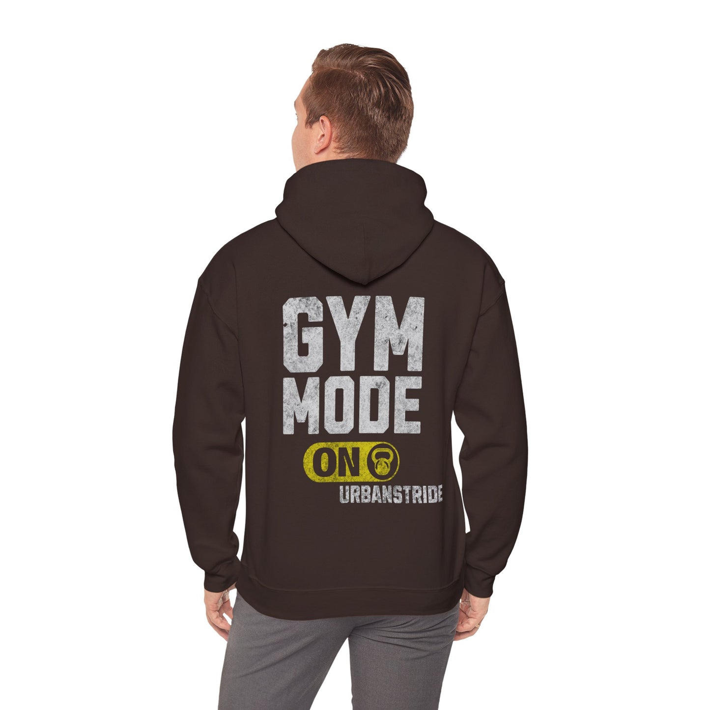Felpa con scritta "Gym mode on"