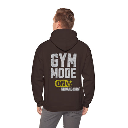 Felpa con scritta "Gym mode on"
