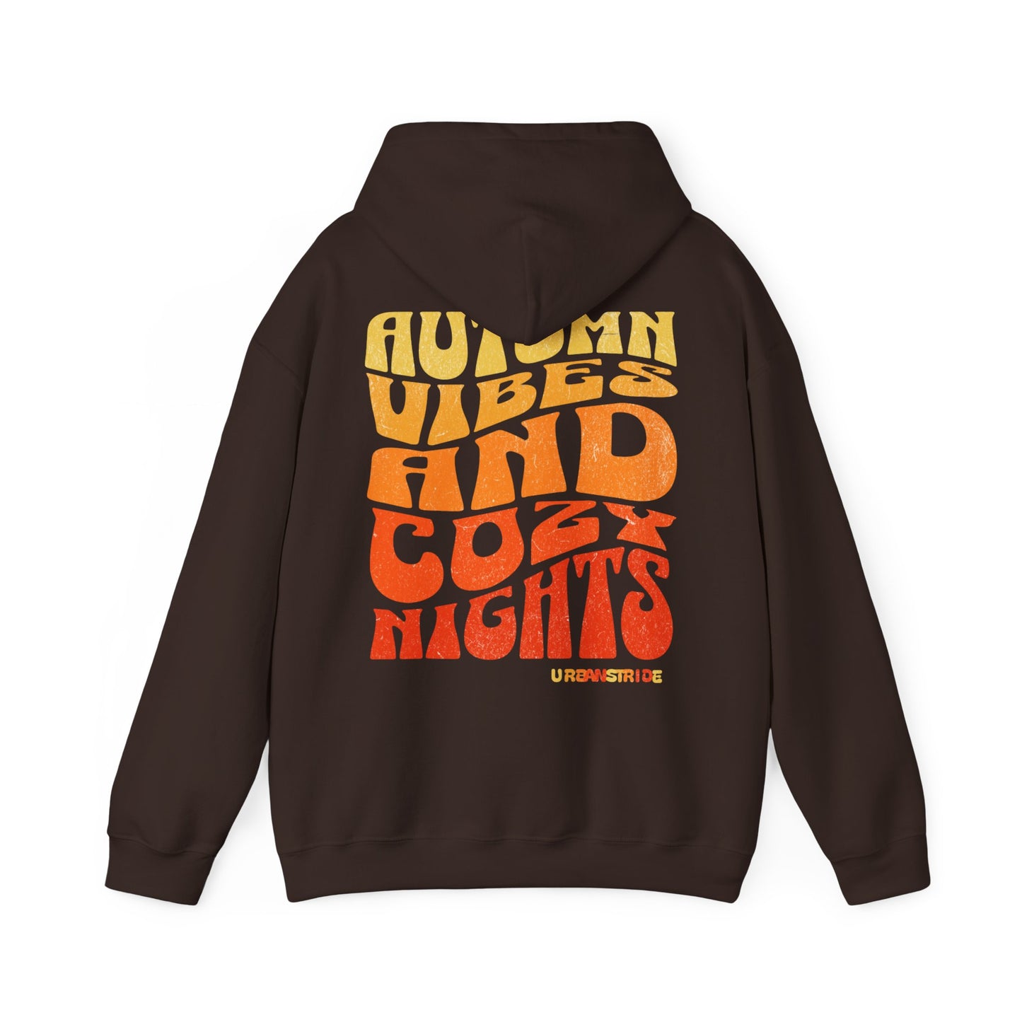 Felpa con scritta "Autumn vibes and cozy nights"