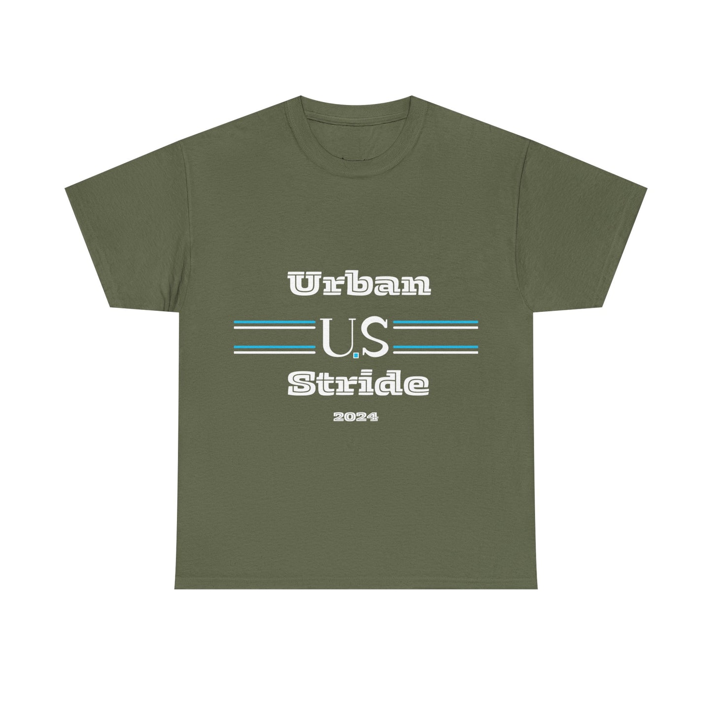T-shirt con scritta "urbanstride " abbreviata U.S