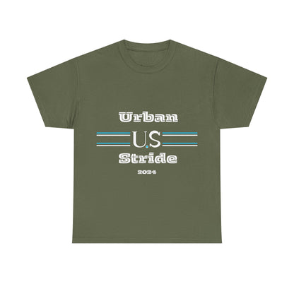 T-shirt con scritta "urbanstride " abbreviata U.S