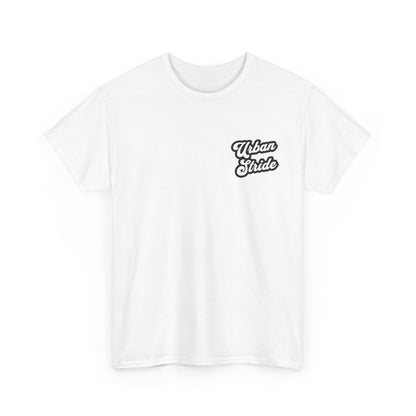 T-shirt con scritta "urbanstride " stile firma