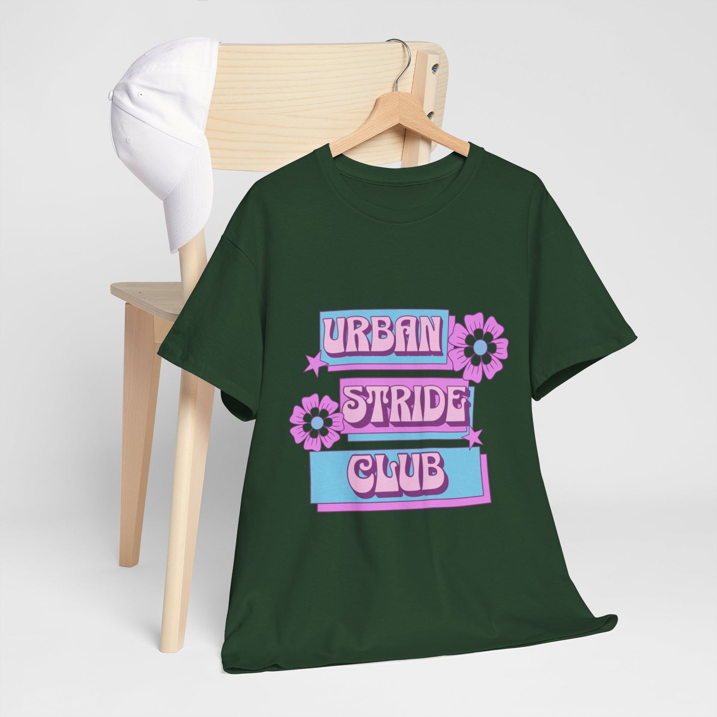 T-shirt con scritta "Urbanstride club"