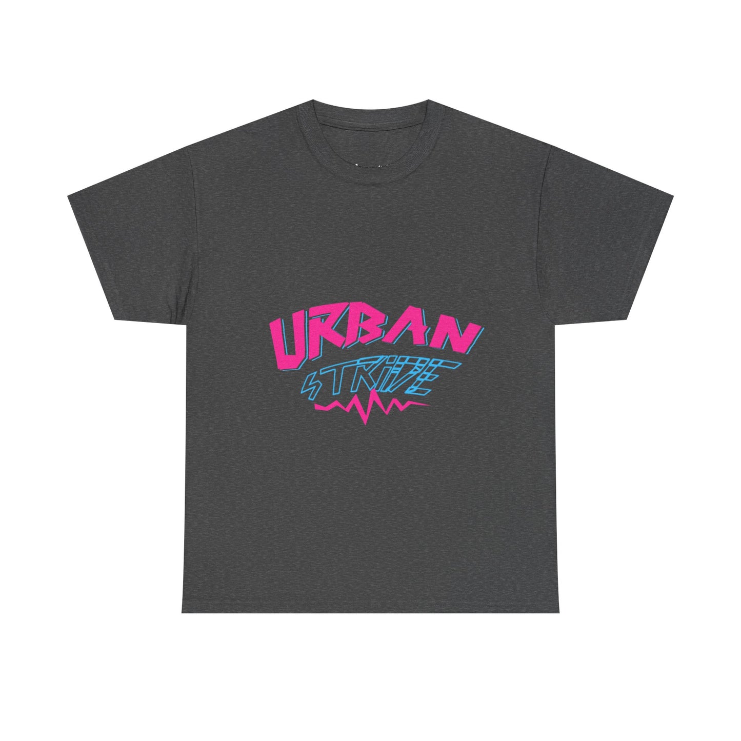 T-shirt con scritta "UrbanStride Neon Pulse"