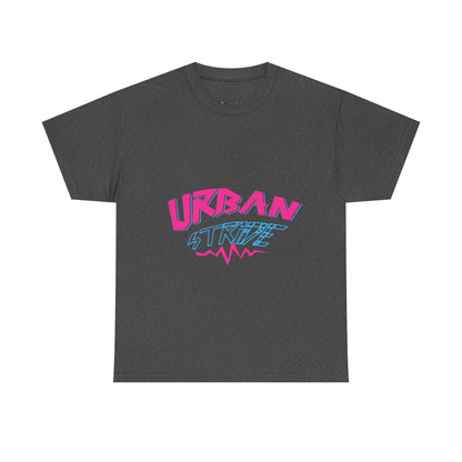 T-shirt con scritta "UrbanStride Neon Pulse"