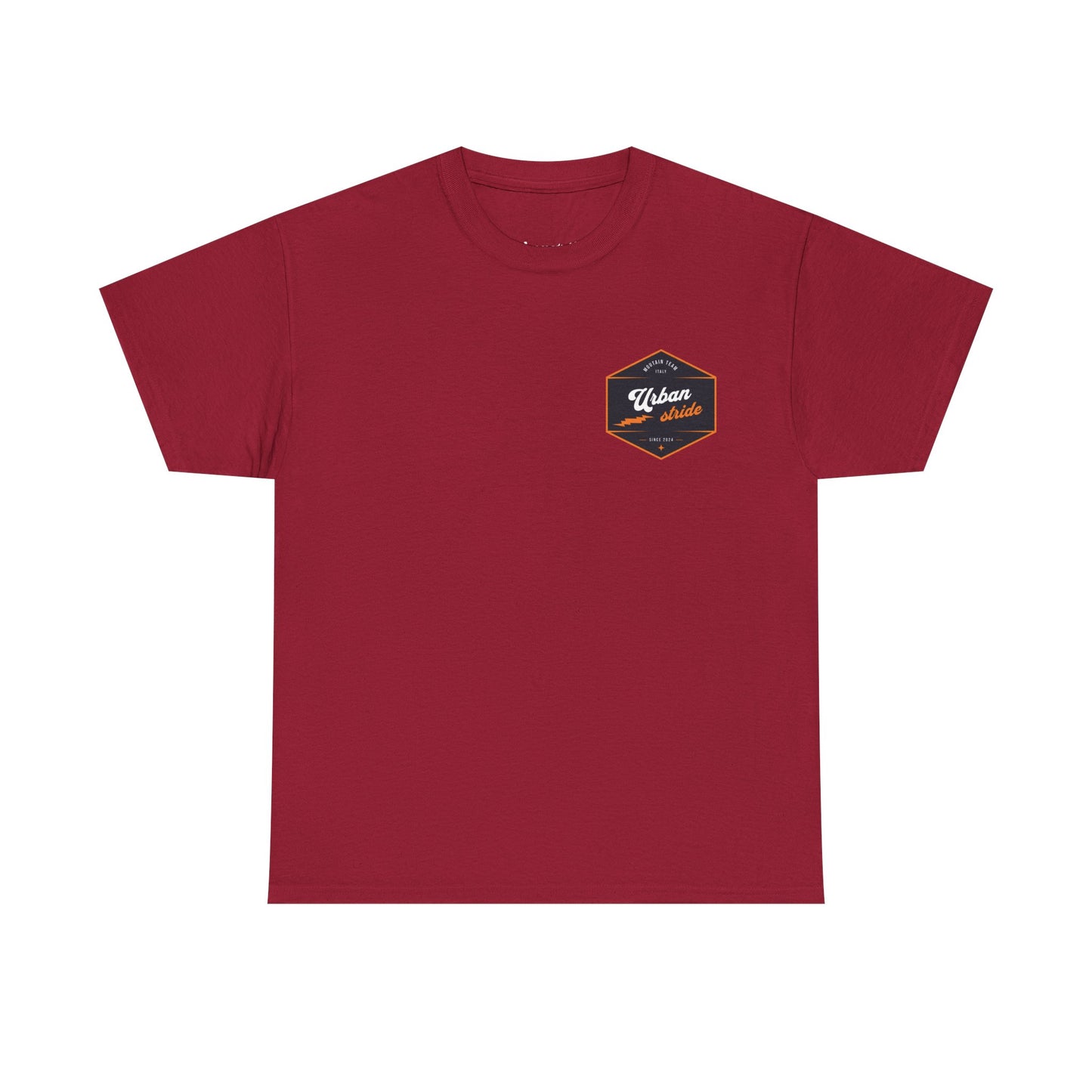 T-shirt Urban Stride® – Logo esagonale vintage in stile aviatore