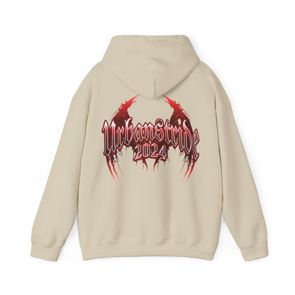 Felpa con scritta "Urbanstride 2024" red wings