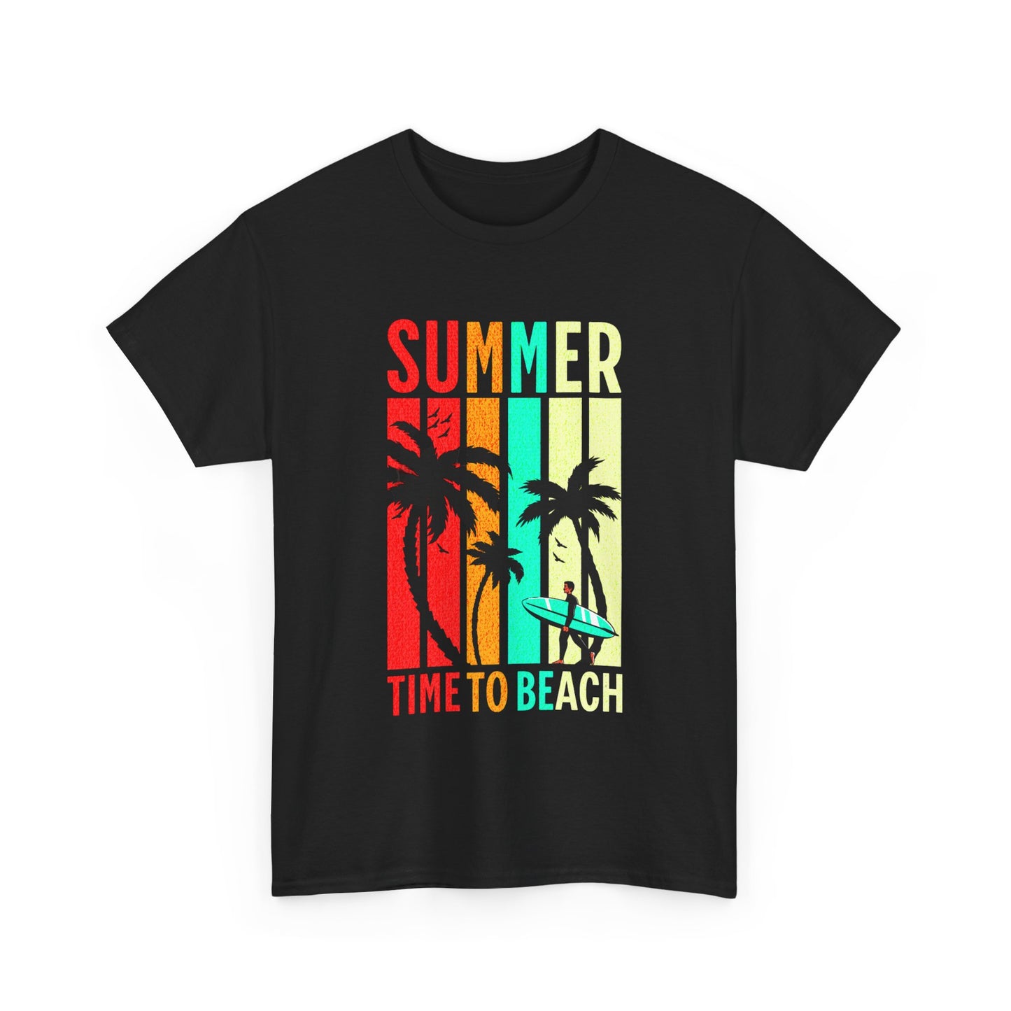 T-shirt con scritta " Summer time to the beach "