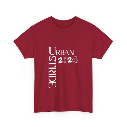 T-shirt con scritta "Urbanstride" red & black