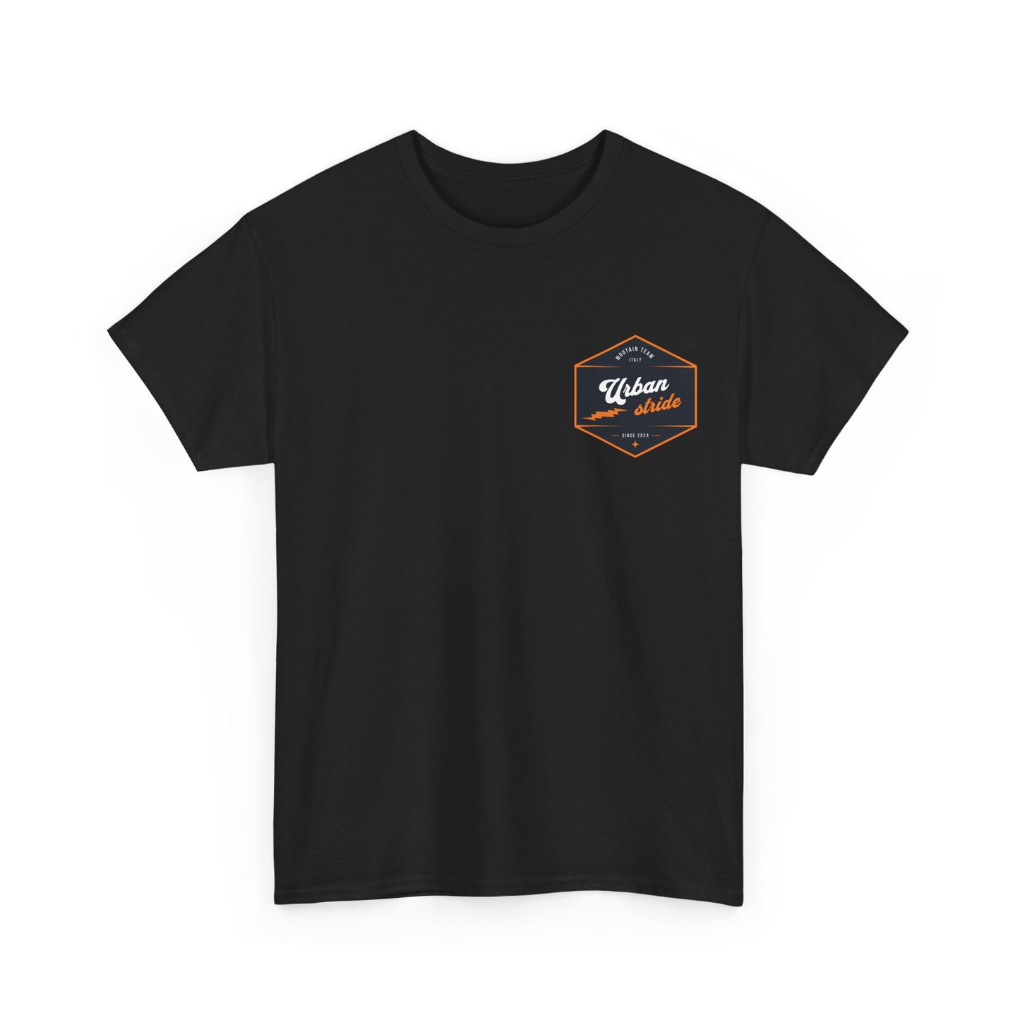 T-shirt Urban Stride® – Logo esagonale vintage in stile aviatore