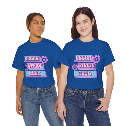 T-shirt con scritta "Urbanstride club"