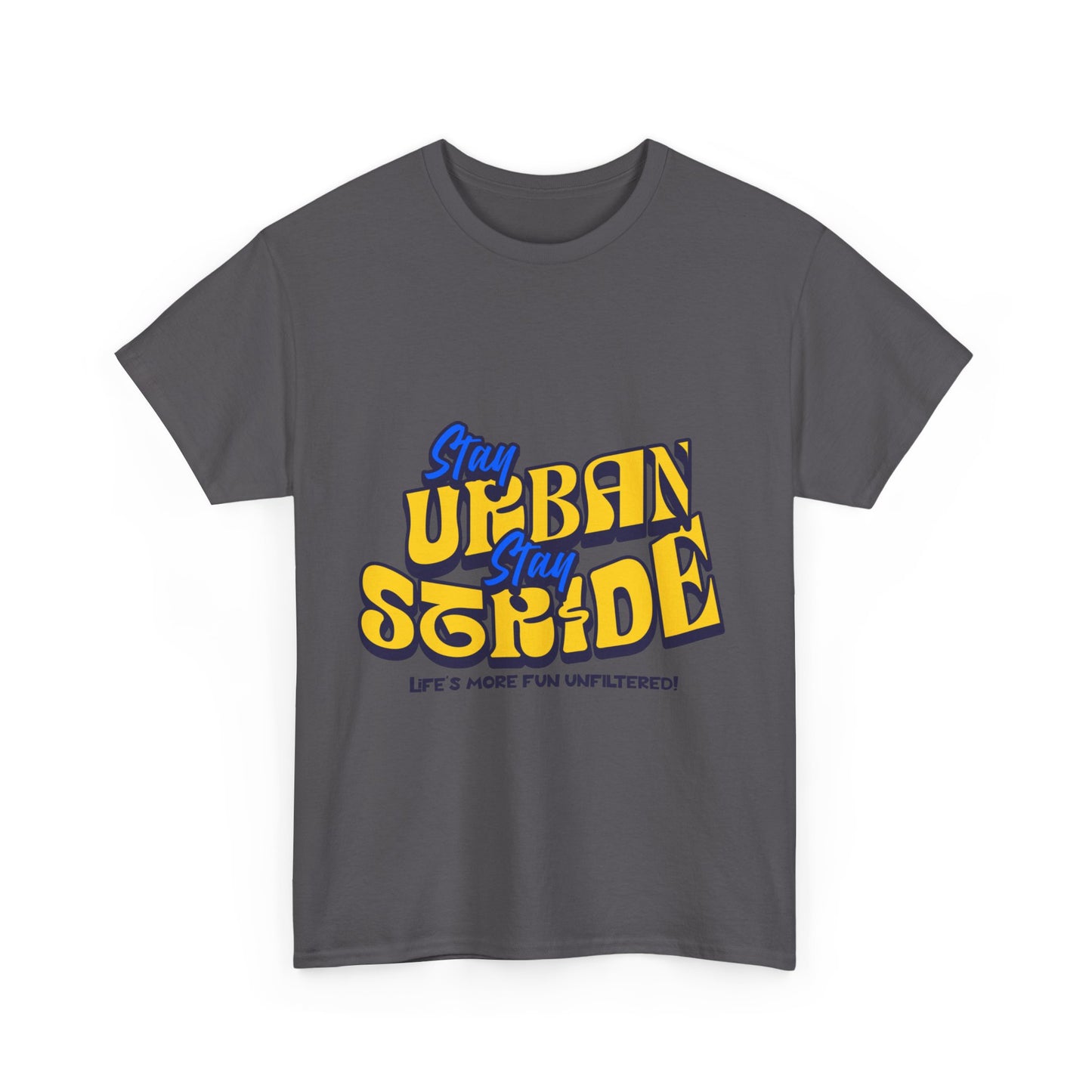 T-shirt con scritta  Stay urban Stay stride