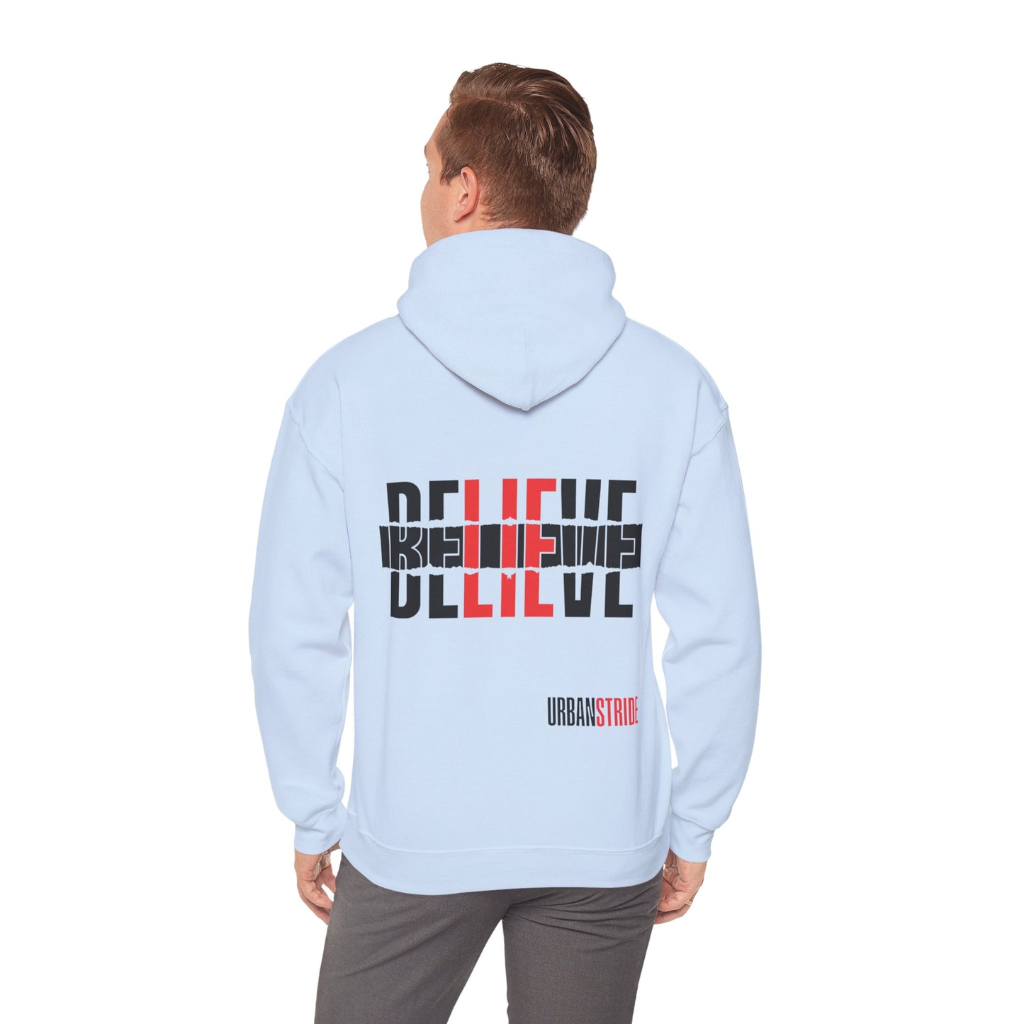 Felpa con scritta "Believe"