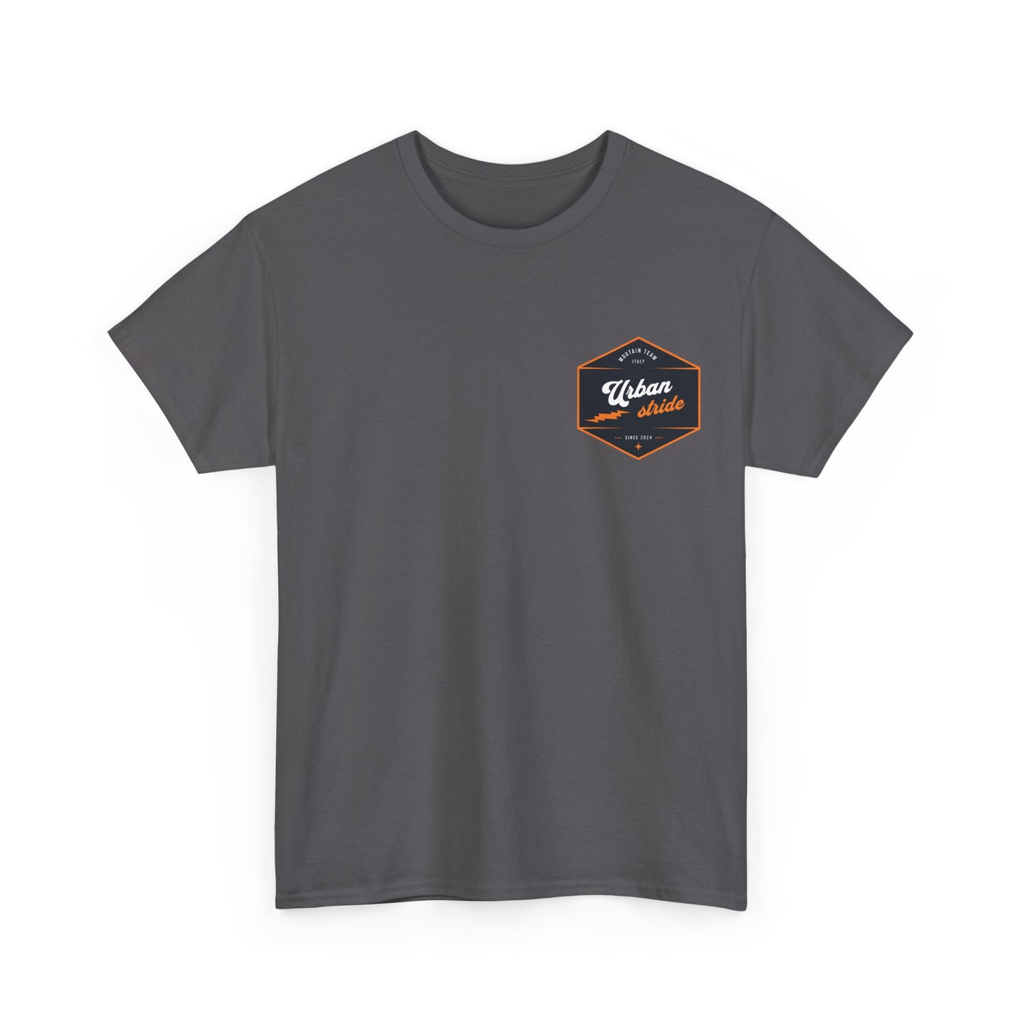 T-shirt Urban Stride® – Logo esagonale vintage in stile aviatore