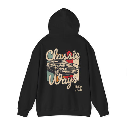 Felpa con scritta "Classic ways"